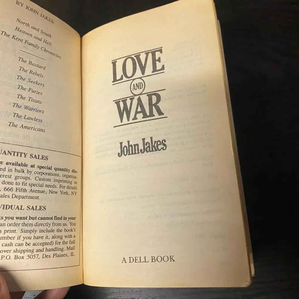 Love and War by John Jakes (1985, Mass Market)